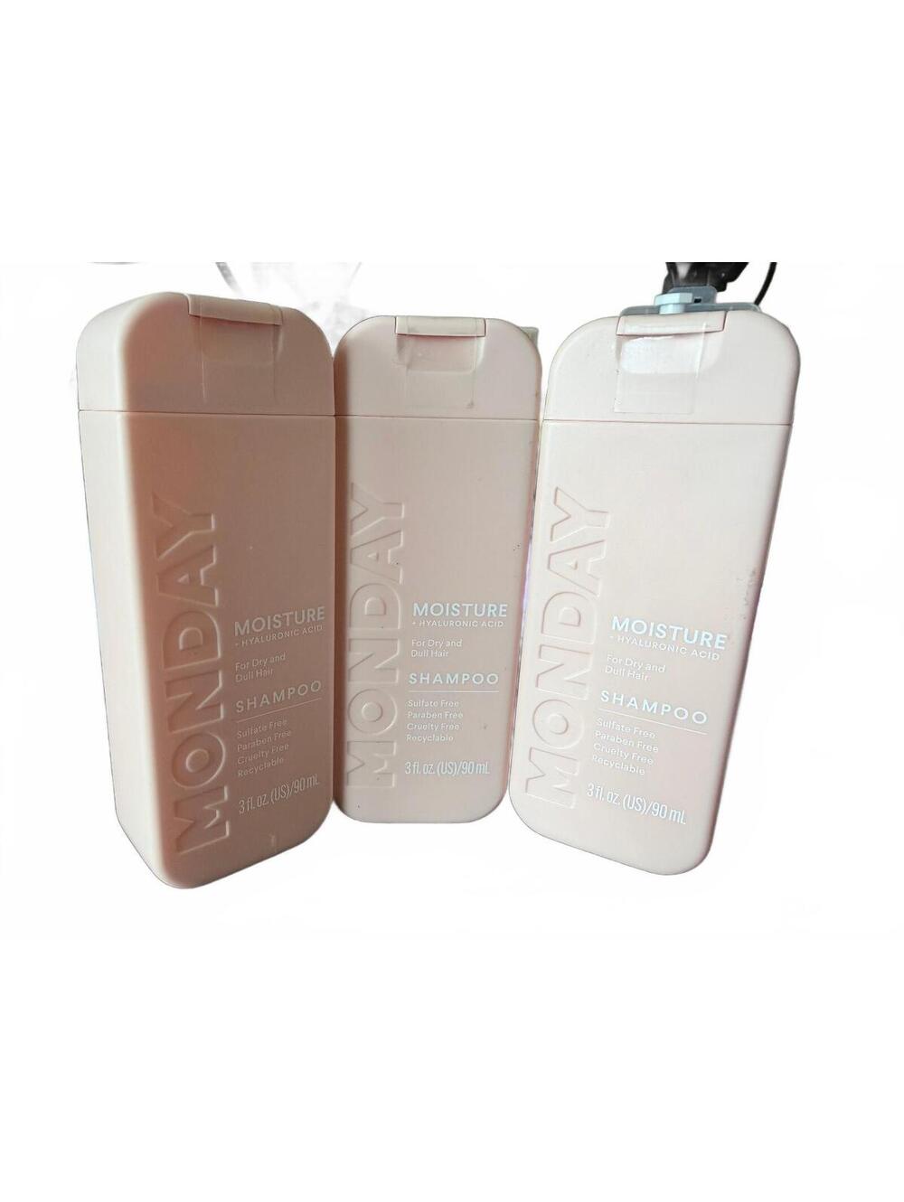 3 MONDAY Moisture Shampoo 3 oz Travel Size New